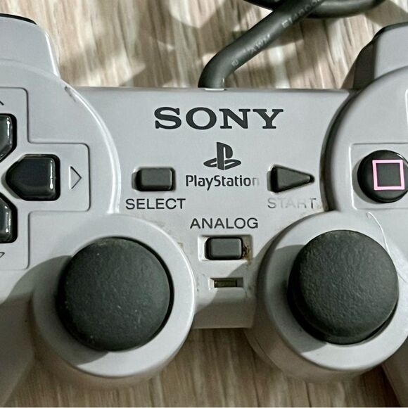 Sony (SCPH-1200) PlayStation PS1 PS2 Dual Shock CONTROLLER Analog DUAL Stick - Picture 3 of 8